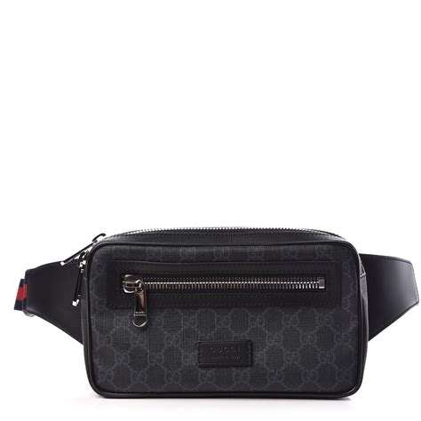 gucci gg black belt bag.